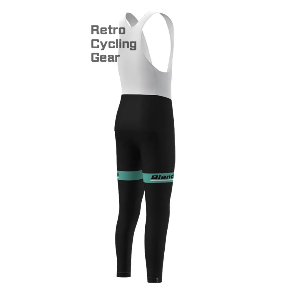 2021 Bianchi Fleece Retro Cycling Bib Pants