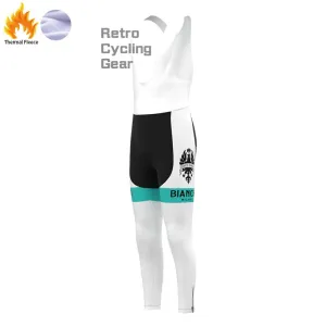 Bianchi Eagle Fleece Retro Cycling Pants