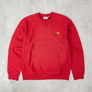 Carhartt WIP American Script Sweat - Tuscany