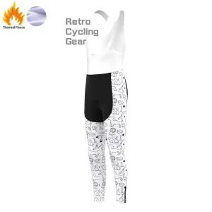 Cartoon animal Fleece Bib Cycling Pants