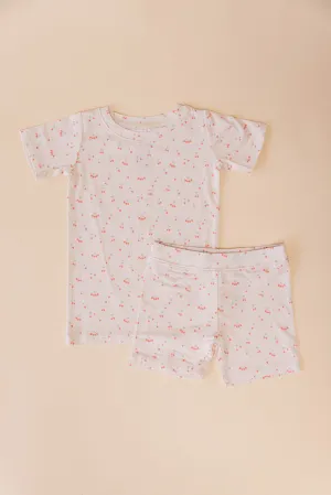 Cerise - CloudBlend™ Short Sleeve Pajamas Set