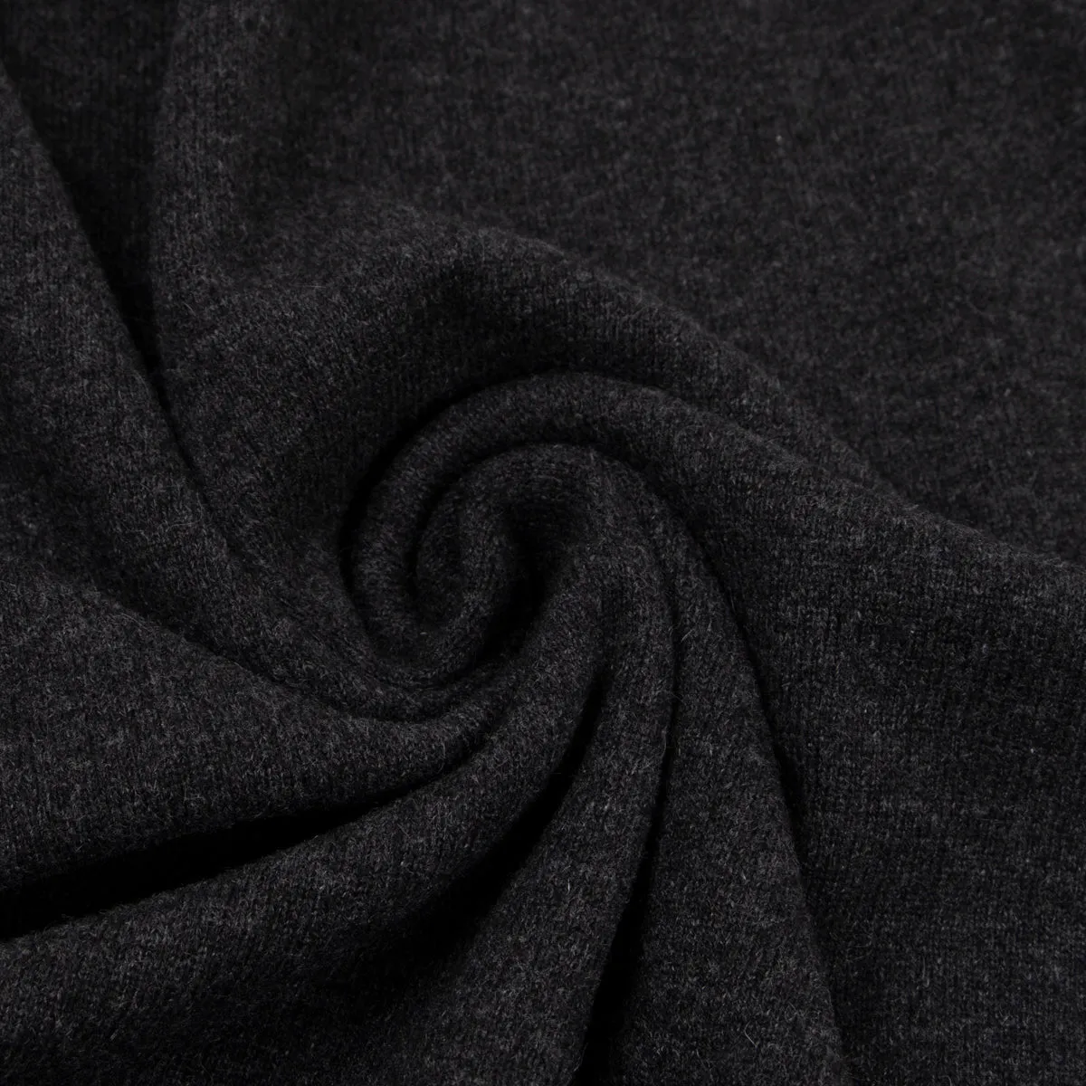 Charcoal Blenheim Cashmere Sleeveless V-Neck Sweater