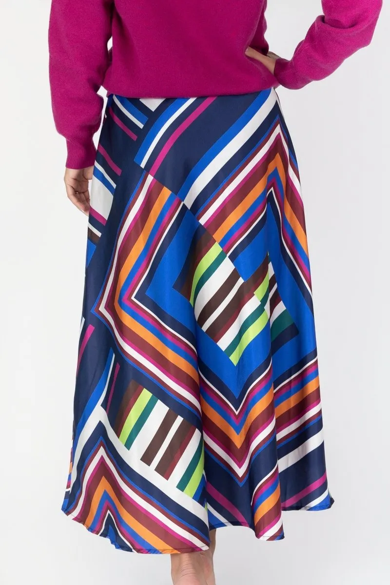 DAKOTA SKIRT (BLUE MULTI)