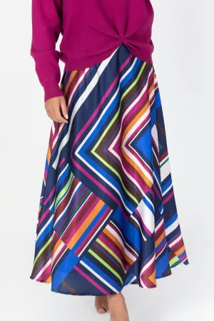 DAKOTA SKIRT (BLUE MULTI)