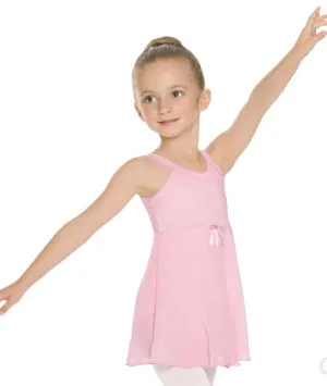 Eurotard 44454 Girls Sweet Chiffon Camisole Dance Dress with Removable Ribbon Pin