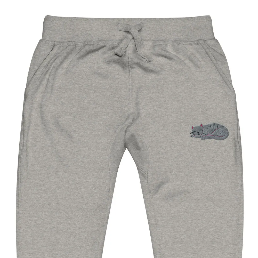 Karma Embroidered Sweatpants