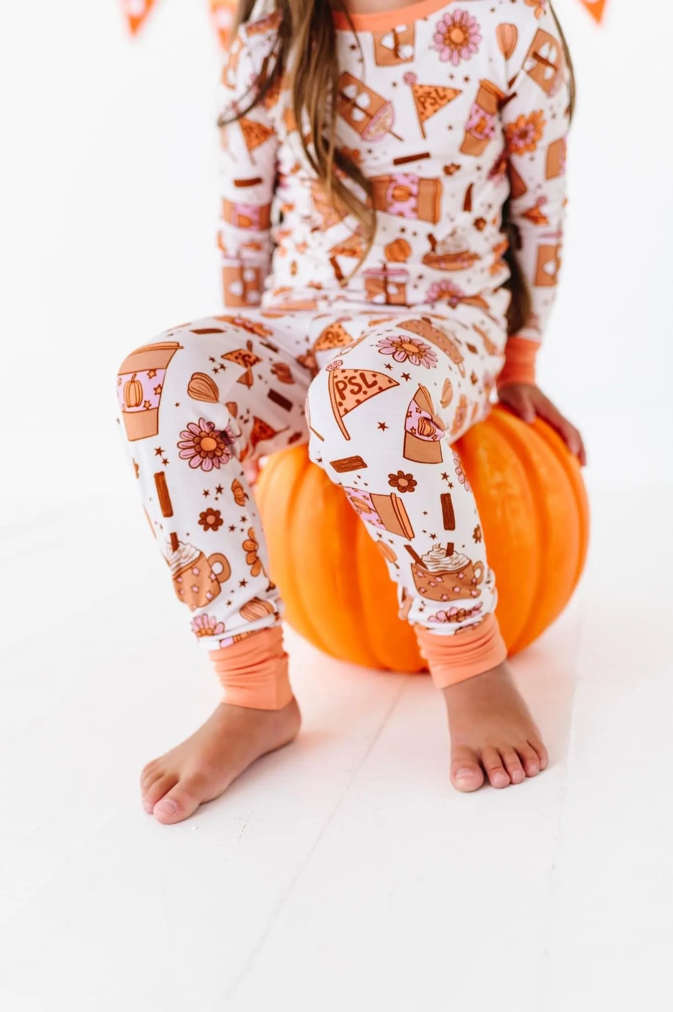 KiKi   Lulu Long Sleeve 2 Piece Set - Pumpkin Spice Latte