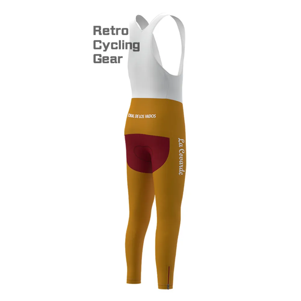 La CoVarde Fleece Retro Cycling Bib Pants