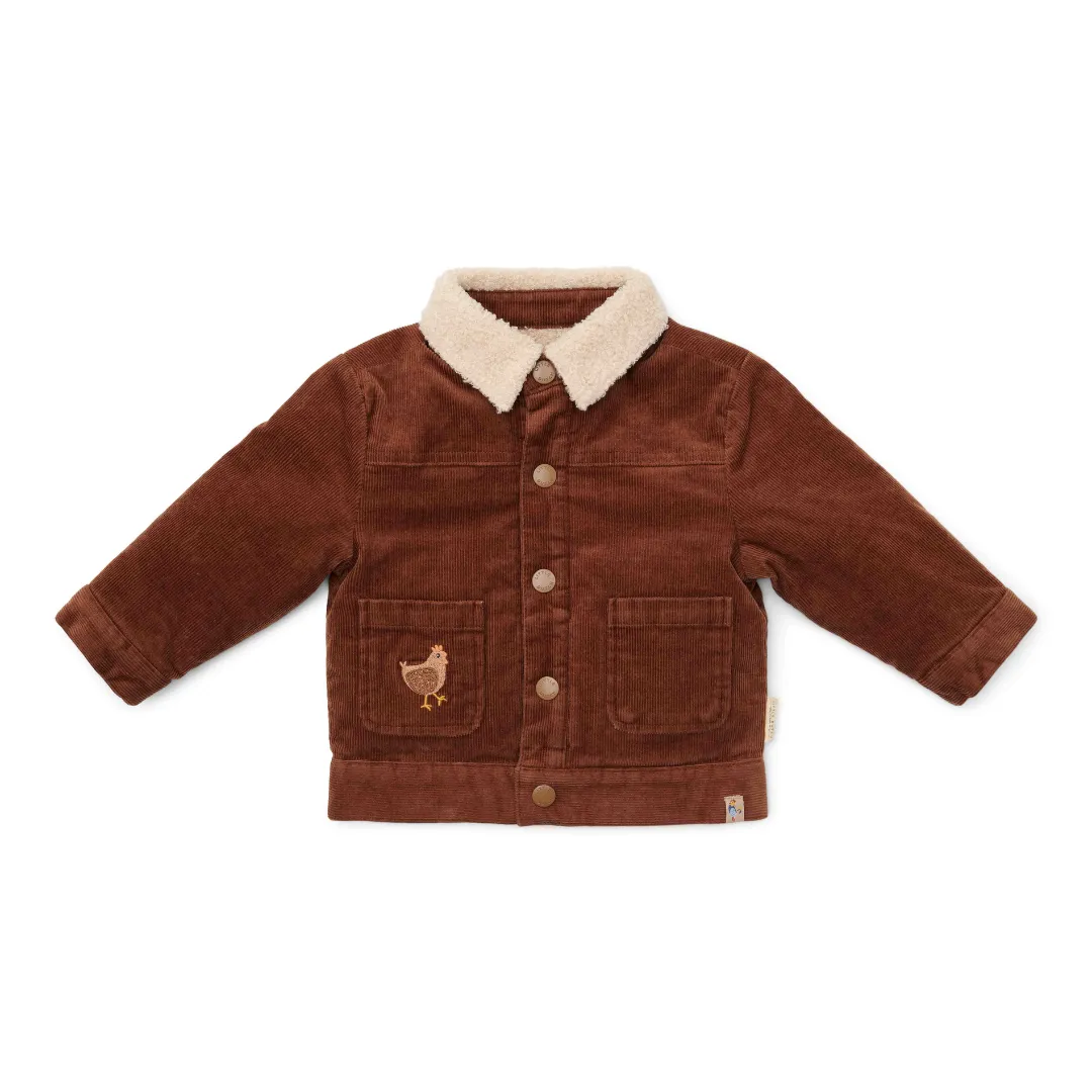 Little Dutch Kleuter Winter Omkeerbare Jas Brown / Sand | Bruin