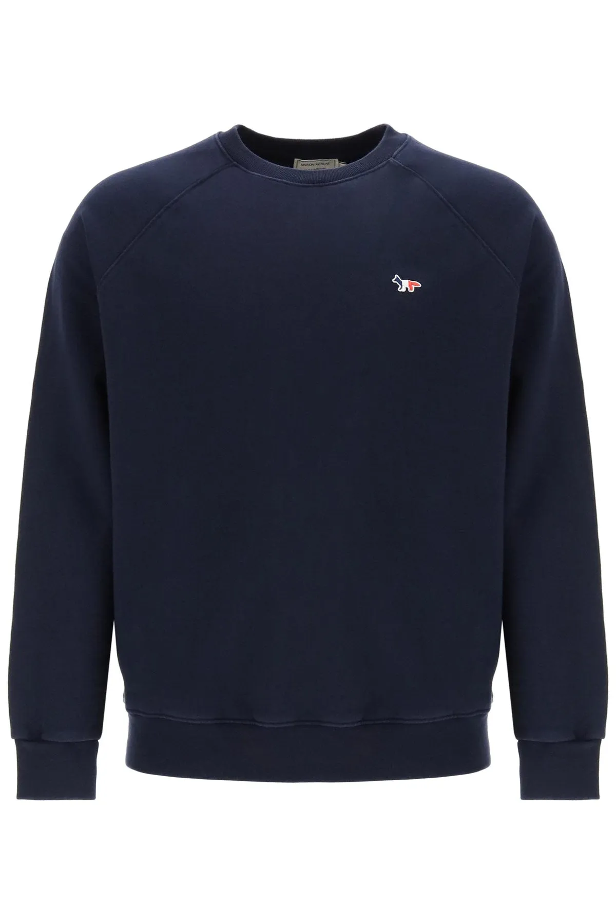 Maison kitsune tricolor fox sweatshirt