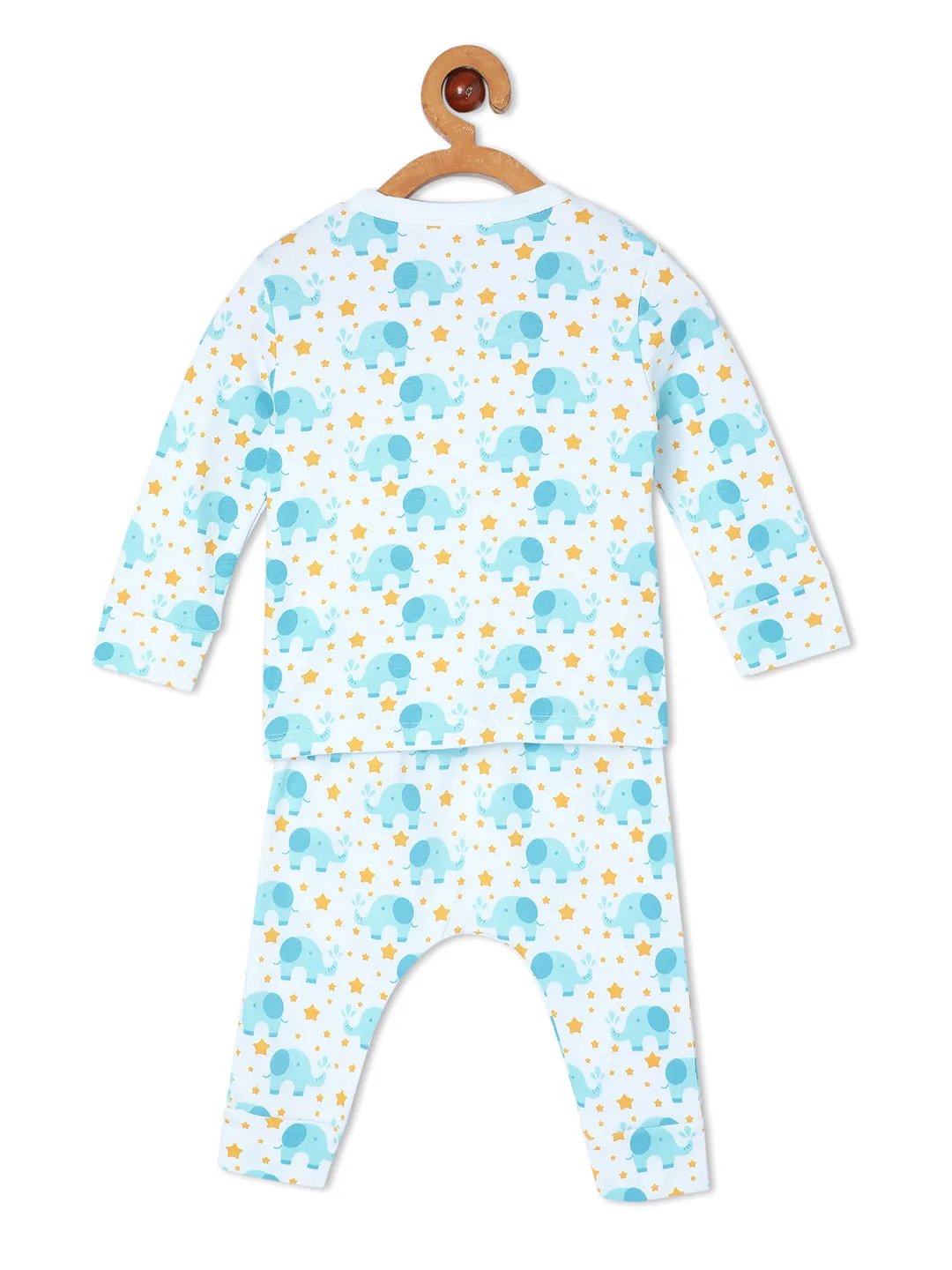 Newborn and Infant Pajama Set Combo of 2: Elephantastic-Rainbow Land