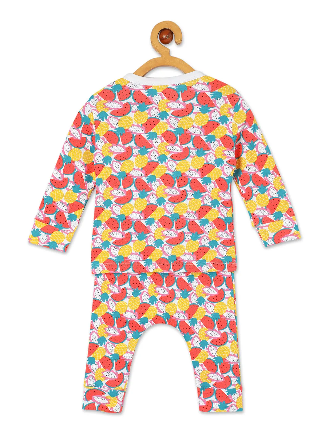 Newborn and Infant Pajama Set Combo of 3: Berry Bites-Fruitilicious-Mango Mia