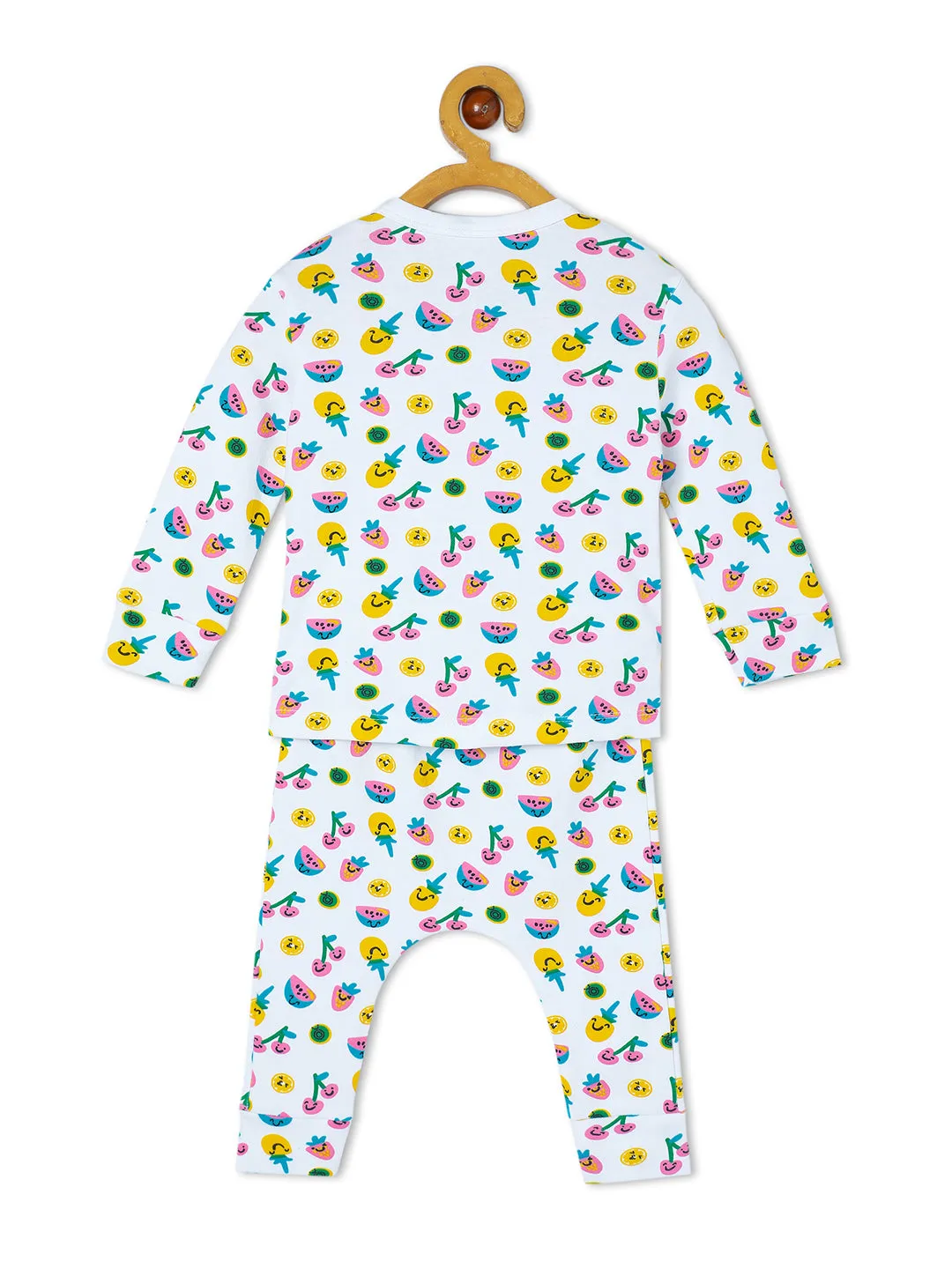 Newborn and Infant Pajama Set Combo of 3: Berry Bites-Fruitilicious-Mango Mia