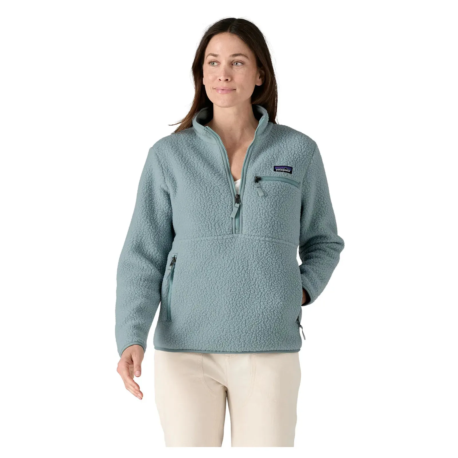 Patagonia Women's Retro Pile Marsupial Fleece - Thermal Blue