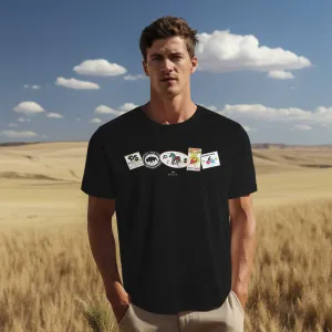 Paul Smith PS In A Row T Shirt in Black