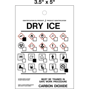 Product Identifier TAG - Dry Ice