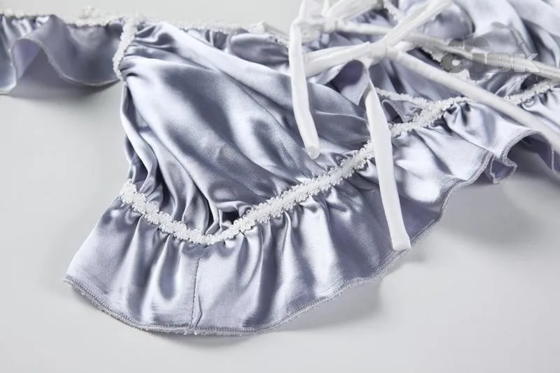 Satin Babydoll Sleep Set