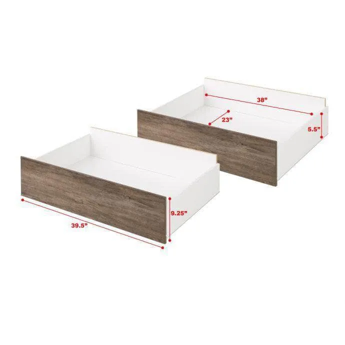 Select Storage Drawers on Wheels (Set of 2) - Available in 4 Colours