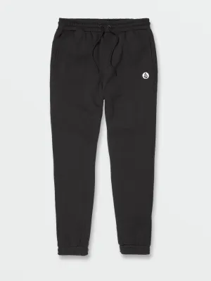 Single Stone Fleece Pants - Black