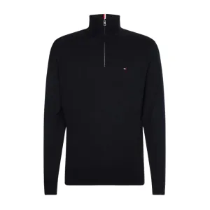 Tommy Hilfiger Black Quarter Zip Sweater