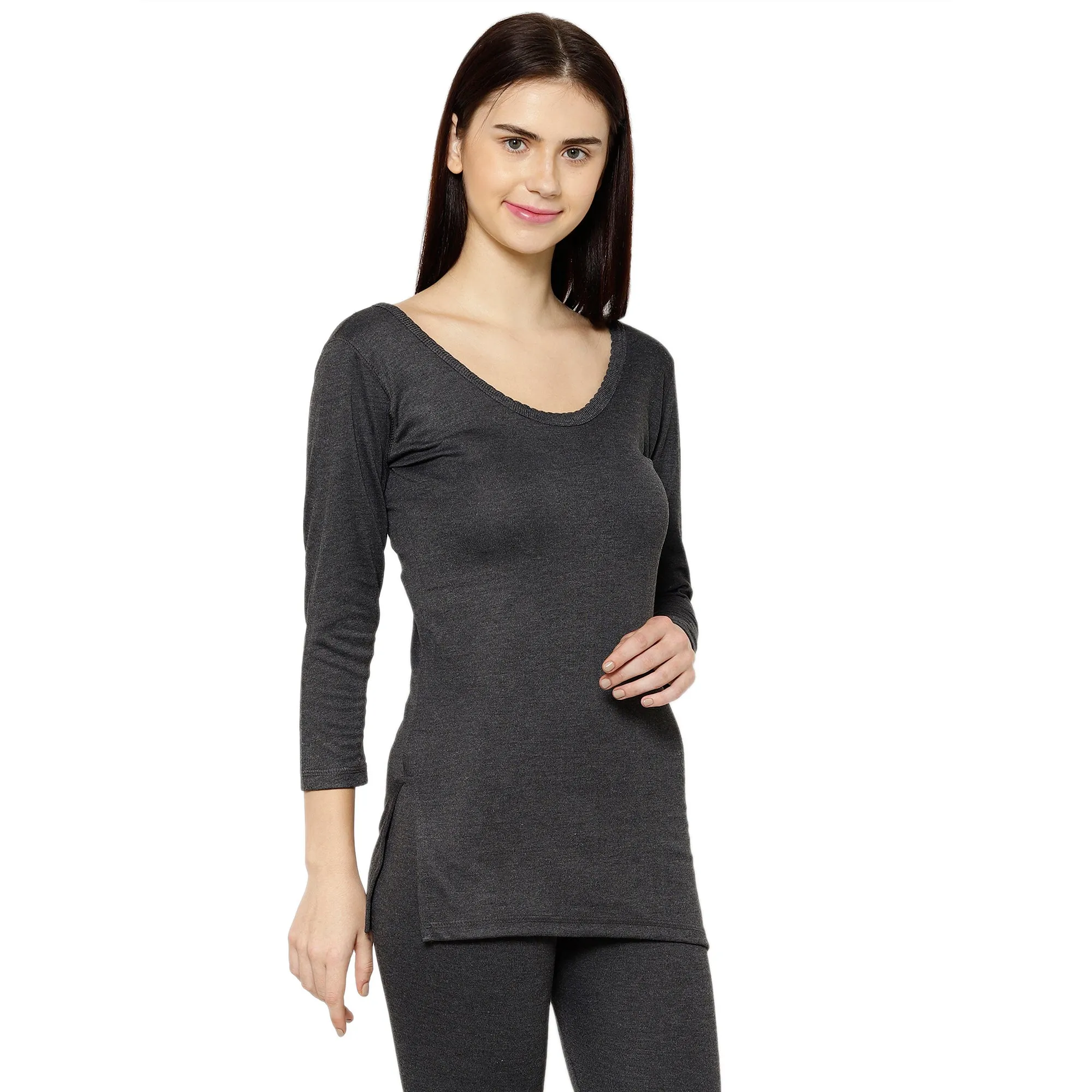 Vimal Jonney Black Top Thermal For Women's