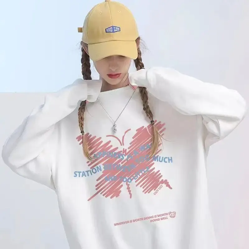 Women's Design Loose Fitting sweatshirt for Summer